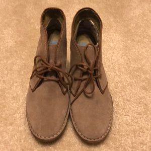 FINAL MARKDOWN!! Bussola Suede Wedge Booties